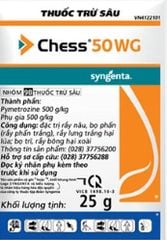  CHESS 50WG Gói 25g thuốc trừ rầy lưu dẫn mạnh