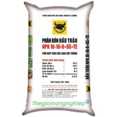  NPK Đầu Trâu 16-16-8-6S+TE