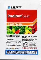  Radiant  60SC - Thuốc trừ sâu sinh học  - Spinetoram - Dow AgroSciences