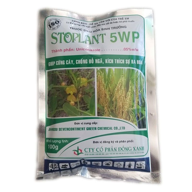 Stoplant 5WP - Thuốc Điều Hòa Sinh Trưởng Cây Trồng - Giúp Cứng Cây, Chống Đổ Ngã, Kích Thích Sự Ra Hoa - Thuốc BVTV