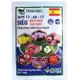 Phân bón Kích hoa, tạo mầm TERAGEL 17-68-17 - Phân hóa mầm hoa cực mạnh - ảnh 1