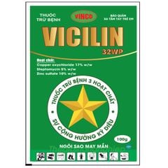  VICILIN 32WP - Thuốc trừ bệnh phổ rộng cho cây trồng -  Steptomycin + Copper oxychloride + Zinc sulfate