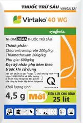  Virtako 40WG - Diệt Trừ Sâu Cuốn Lá - Sâu Đục Thân - Chlorantraniliprole & Thiamethoxam - Syngenta