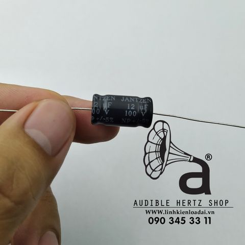  Tụ 12uF 100Vdc Jantzen-Audio Elecap 