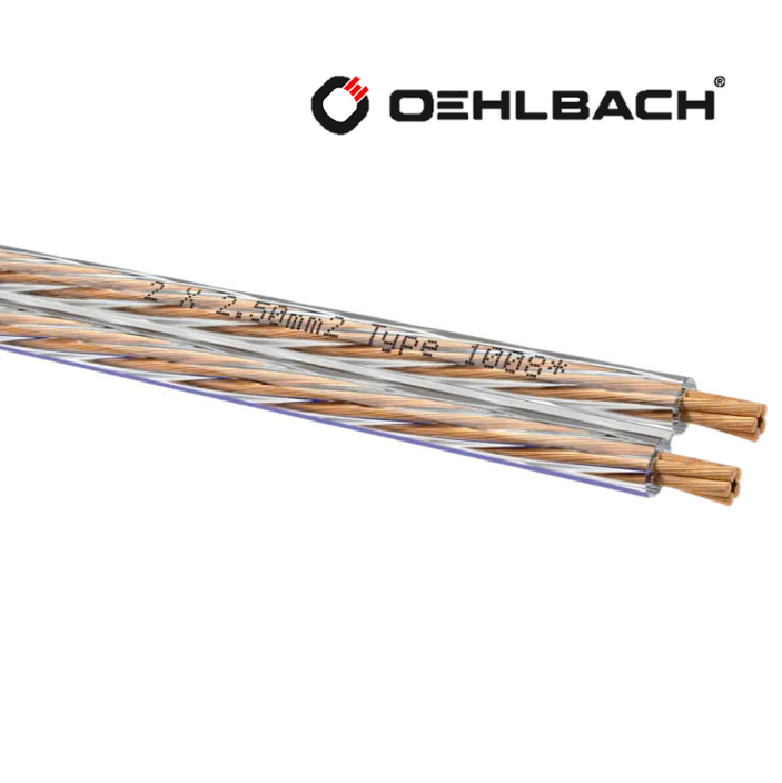  Dây loa 2x2.5mm Oehlbach Speaker Wire 25 (Trong suốt) 