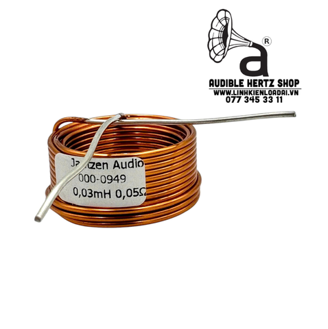  Cuộn cảm 0.03mH Air core Jantzen-Audio DCR 0.049 Ohm dây 1.2mm 