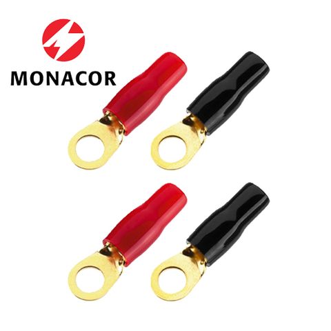  Đầu cos vòng mạ vàng Monacor MFC-416R (túi 4 cái) 