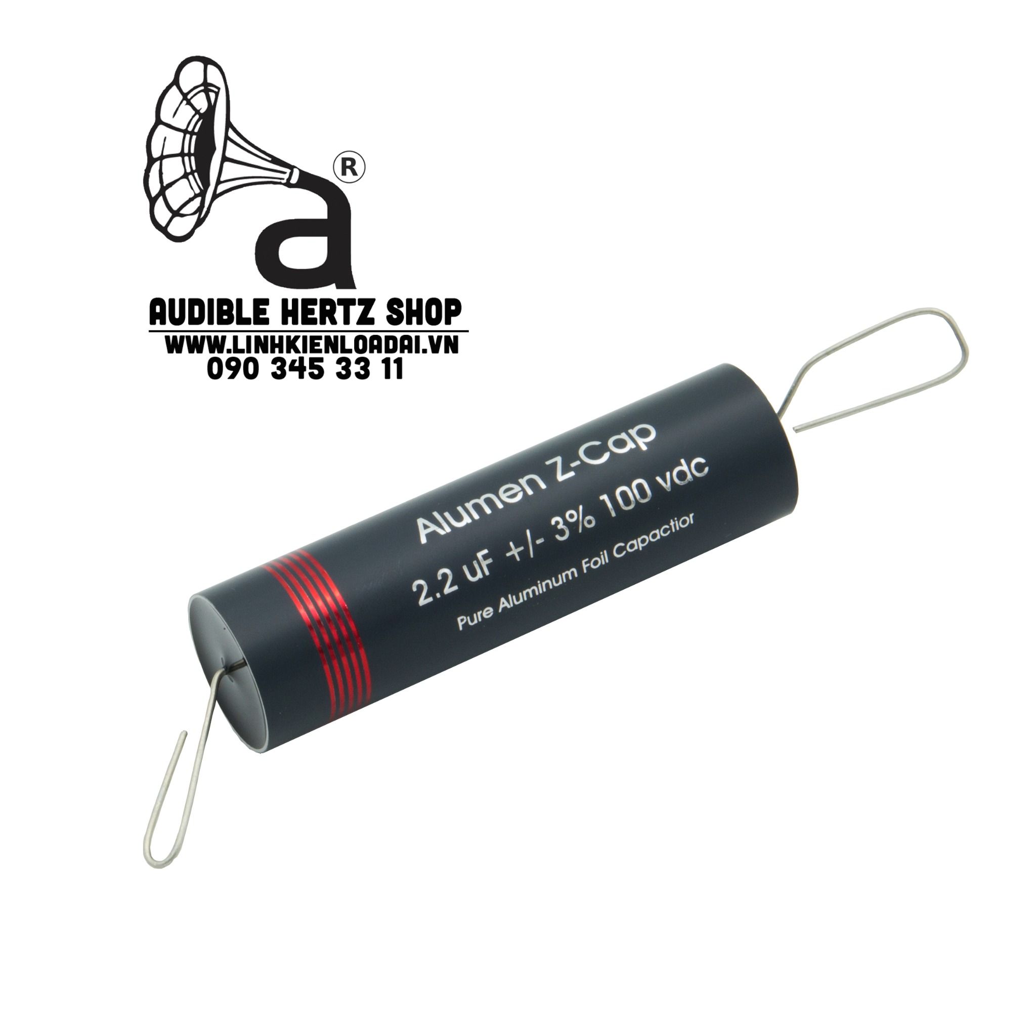  Tụ 2.2uF 100Vdc Jantzen Audio Alumen Z-cap 