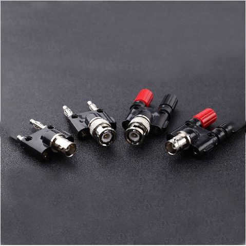  Đầu Nối Chuyển Đổi BNC Sang Hai Cổng Cắm 4mm Chuyên Dụng 