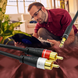  Dây tín hiệu 3.5mm ra 2xRCA Oehlbach Audio Jack RCA Link dài 1m 