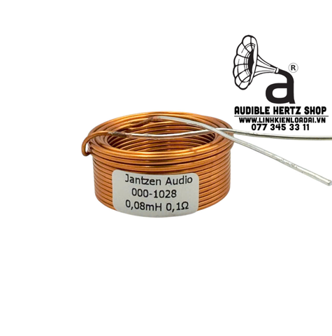 Cuộn cảm 0.08mH Air core Jantzen-Audio DCR 0.12 Ohm dây 1mm 