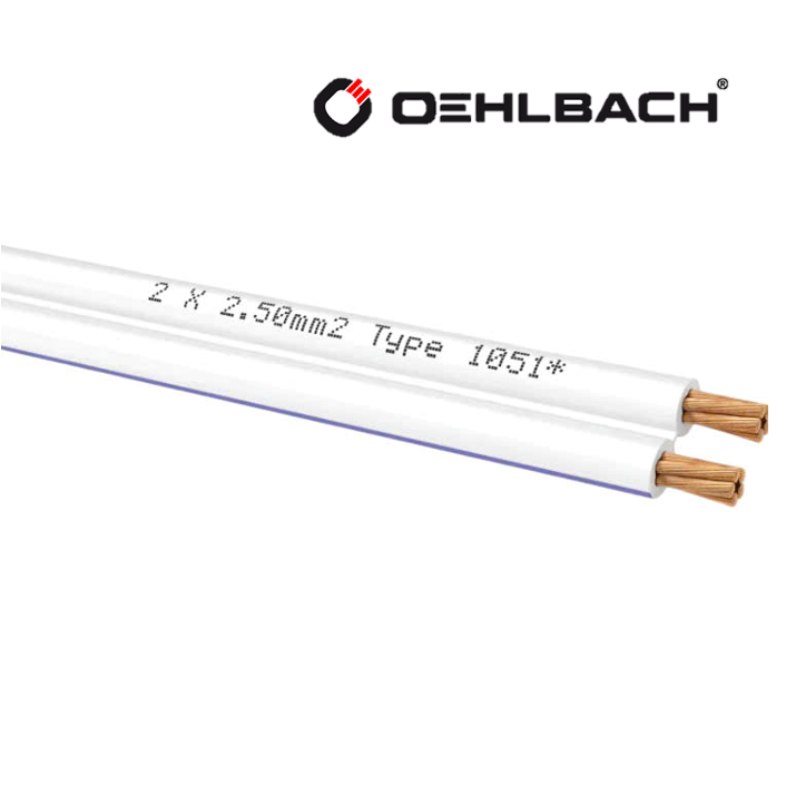  Dây loa 2x2.5mm Oehlbach Speaker Wire 25 (Trắng) 