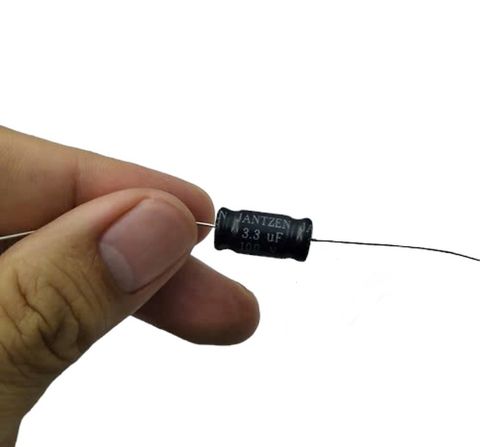  Tụ 3.3uF 100Vdc Jantzen-Audio Elecap 
