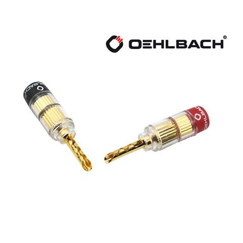  Jack bắp chuối răng cưa cao cấp Oehlbach Solution Tube 