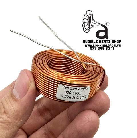  Cuộn cảm 0.27mH Air core Jantzen-Audio DCR 0.17 OHM Dây 1.2mm 