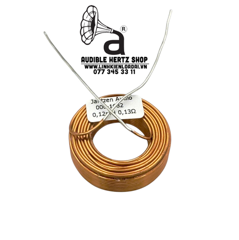  Cuộn cảm 0.12mH Air core Jantzen-Audio DCR 0.14 Ohm dây 1mm 