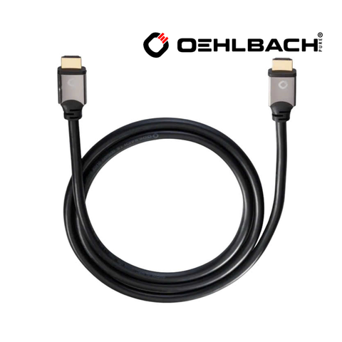  Dây tín hiệu HDMI Oehlbach Black Magic tích hợp Ethernet dài 7.5m 
