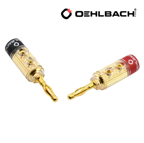  Bộ jack bắp chuối cao cấp Oehlbach Fusion Banana 