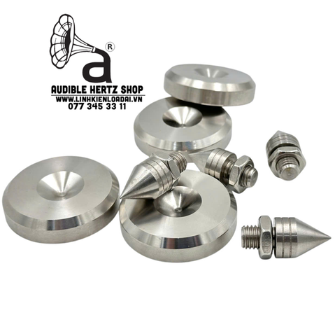  Bộ 4 chân đinh chén hứng ren 10mm bằng Inox 304 