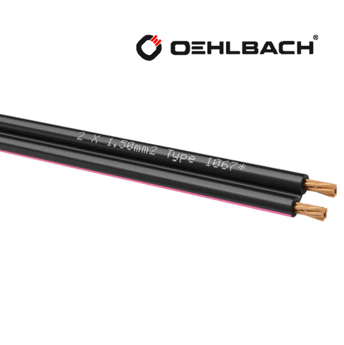 Dây loa 2x1.5mm Oehlbach Speaker Wire 15 (Đen) 