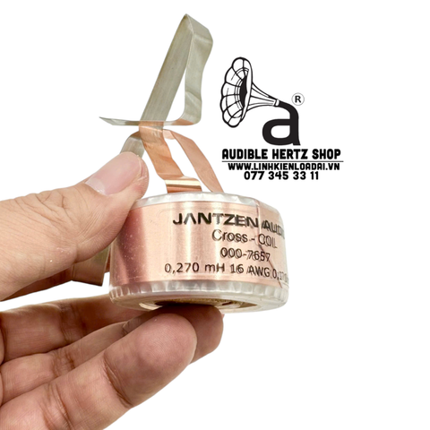  Cuộn cảm 0.27mH Jantzen Cross Coil DCR 0.17 OHM 16AWG 