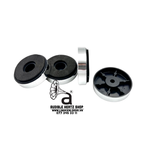  Chân chống rung cho Ampli, CDP, bằng nhựa ABS size 40 x 10 (bộ 4 cái) 
