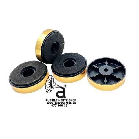  Chân chống rung cho Ampli, CDP, bằng nhựa ABS size 40 x 10 (bộ 4 cái) 