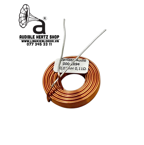  Cuộn cảm 0.07mH Air core Jantzen-Audio DCR 0.1 Ohm dây 1mm 
