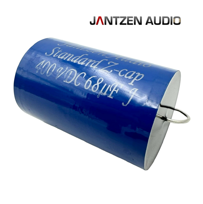 thumbnail interactive-video image 1 of Jantzen Audio MKP Z-Standard Capacitor – 8.2uF 8.20uF 400VDC – 20x46mm – Axial Leads 1 of 6