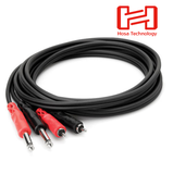  Dây tín hiệu Hosa CPR-202 2x6.3mm ra 2 RCA dài 2m 