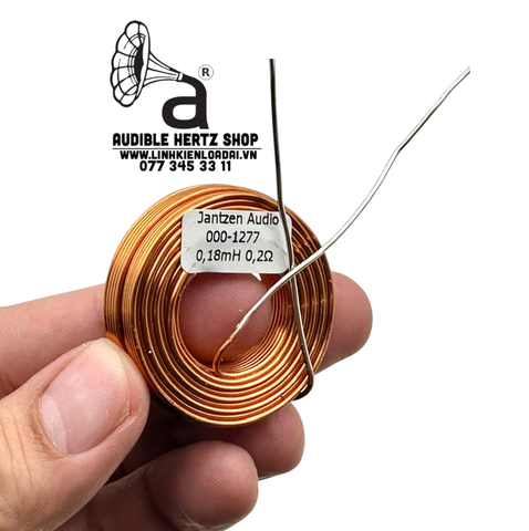  Cuộn cảm 0.18mH Air core Jantzen-Audio DCR 0.18 Ohm dây 1mm 