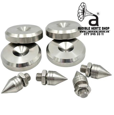  Bộ 4 chân đinh chén hứng ren 10mm bằng Inox 304 