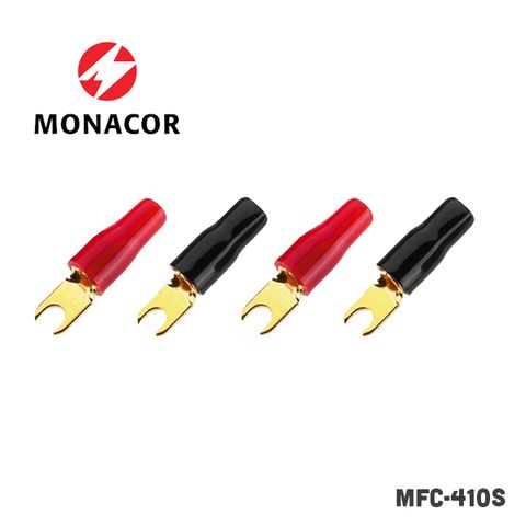  Rắc kẹp càng cua mạ vàng Monacor MFC-410S (Bộ 4 cái) 