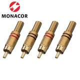  Đầu rắc RCA cao cấp Interconnect Monacor T-708GLC (bộ 4 cái) 