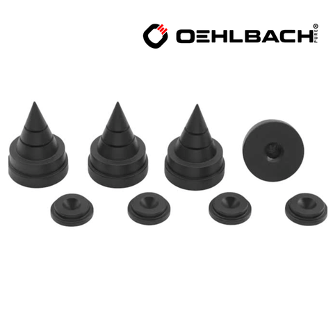  Chân đinh chén hứng Oehlbach Spikes S2000 màu đen 
