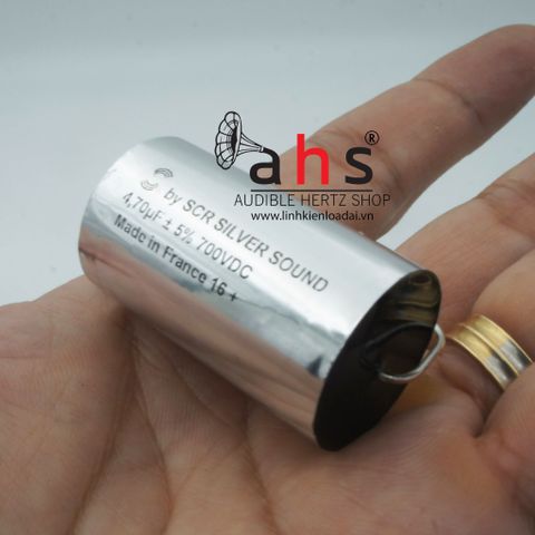  Tụ bạc Solen 4.7uf 700V Fast Cap (Pháp) 