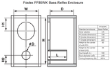  Loa bookshelf toàn dải Fostex FF85WK 