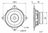  Củ loa rời toàn dải 10cm Visaton FR 10 HM 