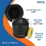  Loa tép PRV MT2.2TWB-4 