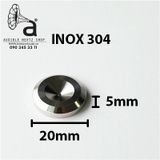  Chân đinh chén hứng bằng inox 304 size 55mm x 10mm (Bộ 4 chiếc) 