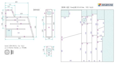  FF85WK Mẫu Thùng Loa Ô tô CBH-08 