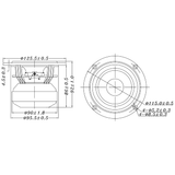  Củ loa bass rời 12cm Tang Band W4-1720 