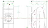  Loa back loaded horn Dallas 2 dành cho Fostex FE208EZ 