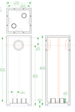  Mẫu Thùng Loa Cột ChubbyTower 4 driver CHR70/loa 