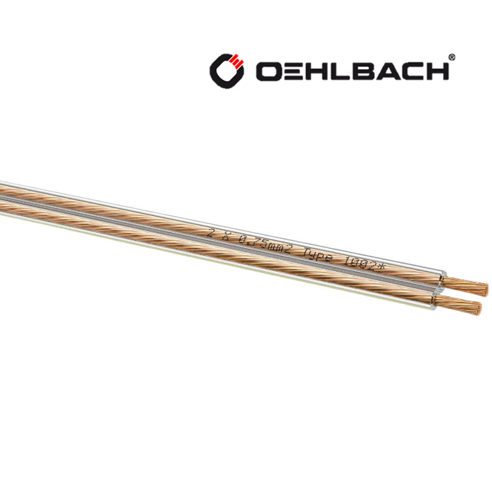  Dây loa 2x0.75mm Oehlbach Speaker Wire 7 (Trong suốt) 