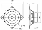  Củ loa rời toàn dải 10cm Visaton FR 10 HMP 