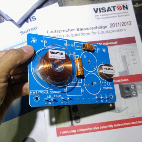  Phân tần 2 đường tiếng ráp sẵn Visaton HW 2/70 NG 