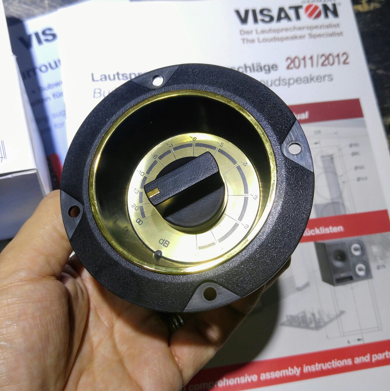 Produktbild von Visaton LC 95 Pegelregler - Lautsprecher Regler Für Individuelle Lautstärke Einstellung