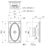  Củ loa rời toàn dải oval Visaton SL 713 