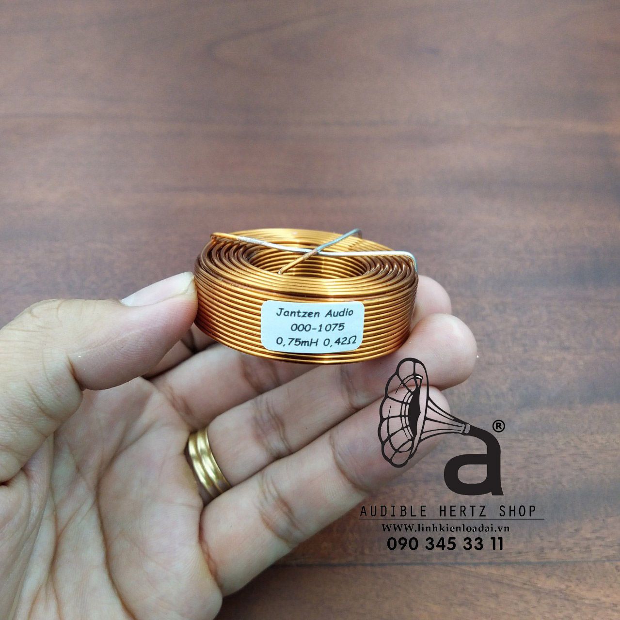  Cuộn cảm 0.75mH Jantzen-Audio lõi không khí 